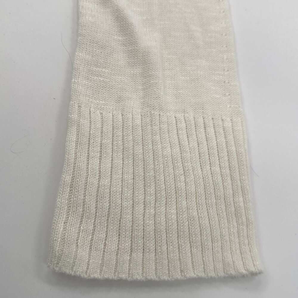 Banana Republic Cardigan Sweater Womens XS Ivory 3 Button V-Neck Preppy $90 NEW - Picture 5 of 11